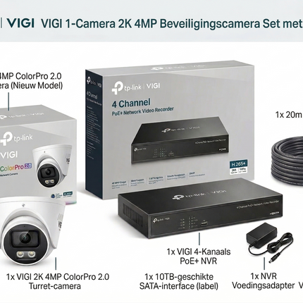 Collection image for: ip-camera.live VIGI professionele complete camera sets