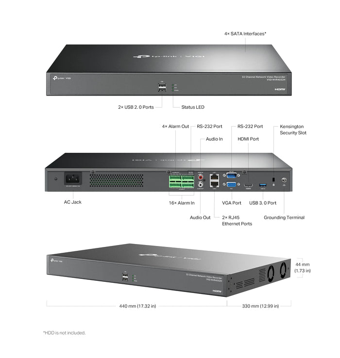 ip-camera.live Vigi NVR4032H Netwerk NVR