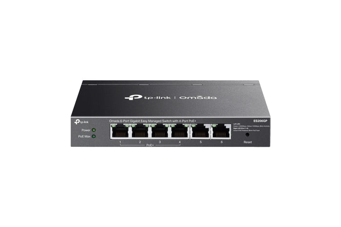 ES206GP Omada 6-Port Gigabit Easy Managed PoE+ Switch