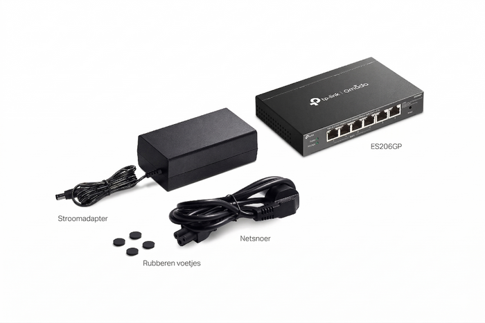ES206GP Omada 6-Port Gigabit Easy Managed PoE+ Switch