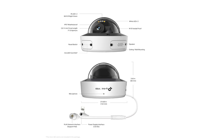 ip-camera.live Vigi InSight S245 2.8mm of 4mm 4MP Full-Color Dome