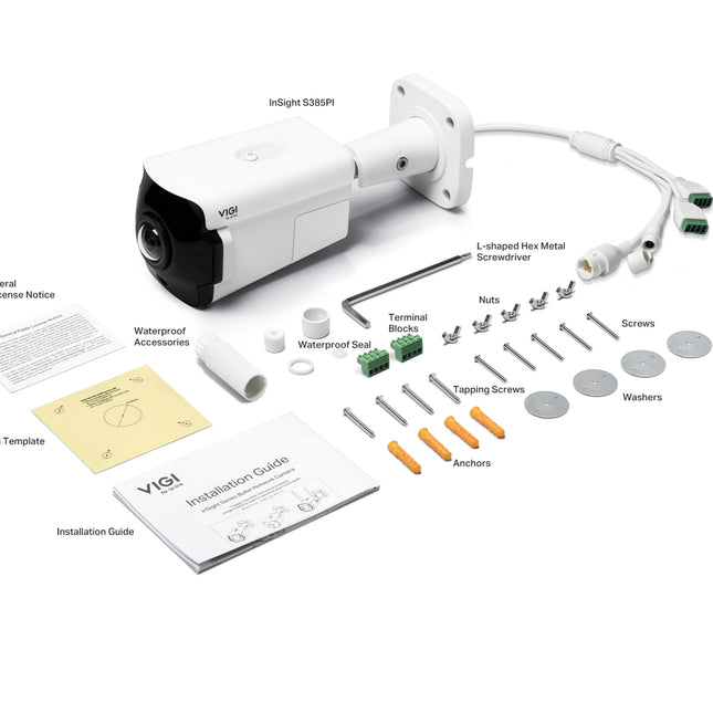 ip-camera.live Vigi InSight S385PI – VIGI 8MP IR Panoramische Bulletcamera voor Buiten