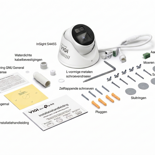 ip-camera.live VIGI Insight S445S 2K 4MP ColorPro 2.0 Turret Camera 2.8MM of 4MM