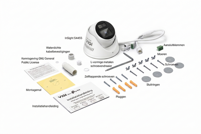 ip-camera.live VIGI Insight S445S 2K 4MP ColorPro 2.0 Turret Camera 2.8MM of 4MM