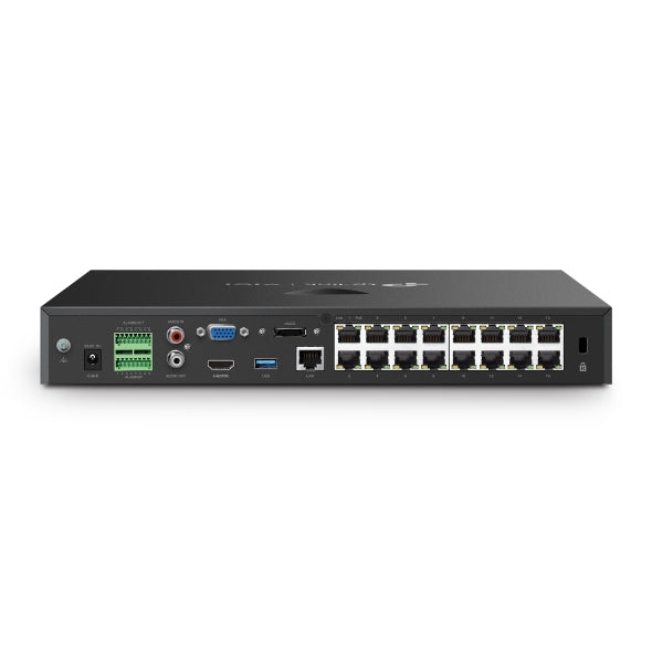 ip-camera.live Vigi NVR2016H 16 kanaals PoE NVR normaal gebruik 90 watt PoE
