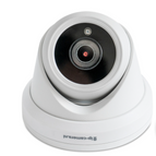 White / 4K Security Camera Dome White with Sony 8MP CMOS and Microphone