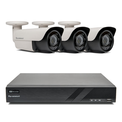 Kabelloses Kameraset Premium Bullet mit Sony 2MP Vollfarb-Starlight-CMOS 