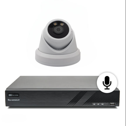 Drahtloses Kameraset Pro Dome Sony 6MP Vollfarb-Starlight-CMOS und Mikrofon 