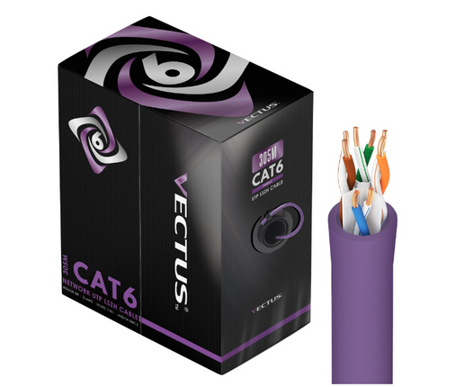 UTP cat6E LSZH network cable 305 meters on a roll