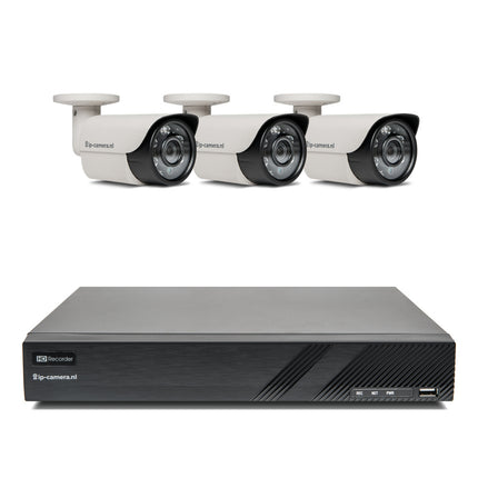 Beveiligingscamera set Basic bullet met Sony 2MP Cmos