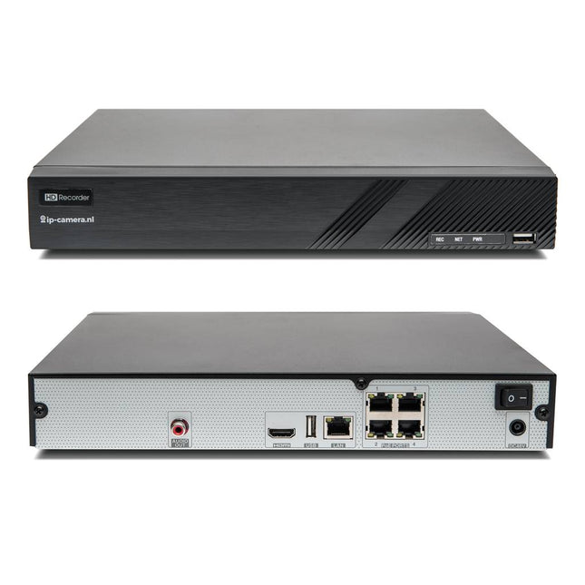 Pro 4 kanaals - NVR Recorder