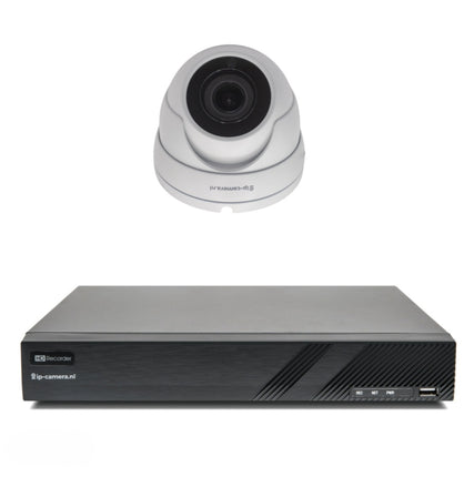 Beveiligingscamera set Pro dome met Sony 6mp Cmos 4x zoom
