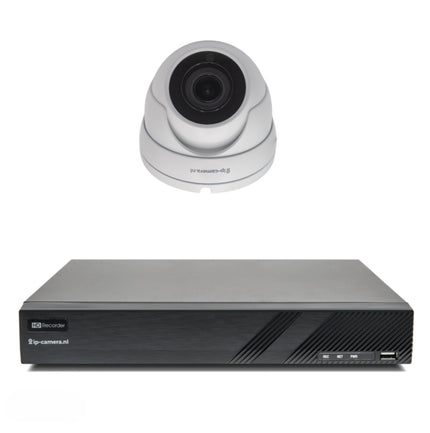 Draadloze camera set Pro dome met Sony 6mp Cmos 4x zoom