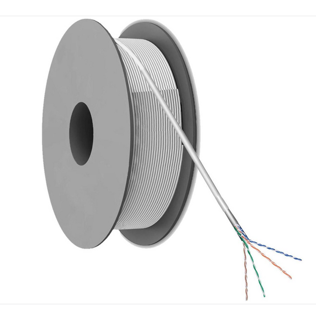 UTP  cat5E netwerk kabel 305 meter op rol