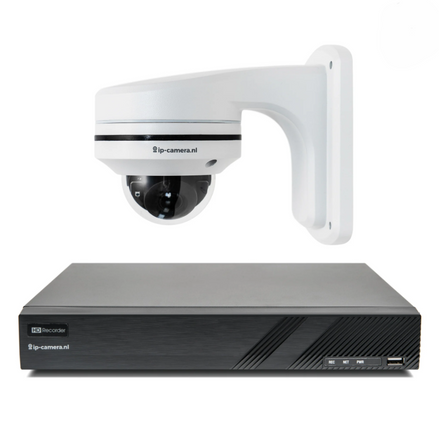 PTZ Beveiligingscamera set met Sony 6mp Cmos met microfoon 4x zoom