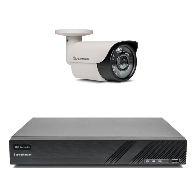 Beveiligingscamera set Basic bullet met Sony 2MP Cmos