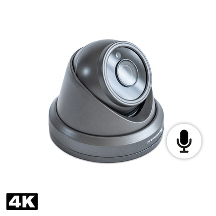 4K 8MP UHD Beveiligingscamera set dome met Sony Cmos en microfoon