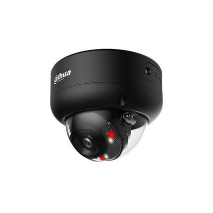 Dahua HDBW3449E-AS-IL 4MP WizSense Smart Dual Light Dome 2.8mm lens Wit / Zwart
